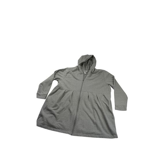 Women's Anthony Richards Grey Cotton&Polyester Blend Hoodie - Size 3X - Picture 2 of 5